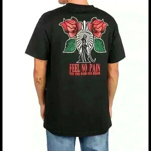 No Pain Black T-Shirt from Empyre Zumiez Streetwear Skate Grunge Medium